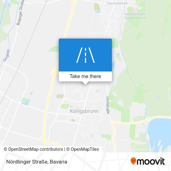 Nördlinger Straße map