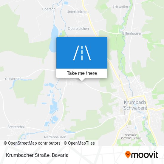 Krumbacher Straße map