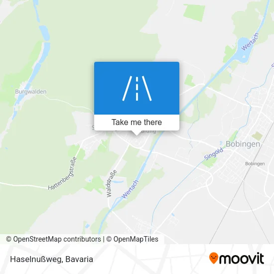 Карта Haselnußweg