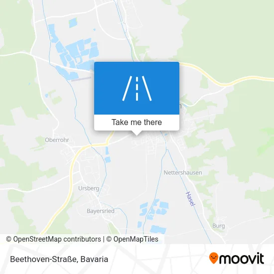 Карта Beethoven-Straße