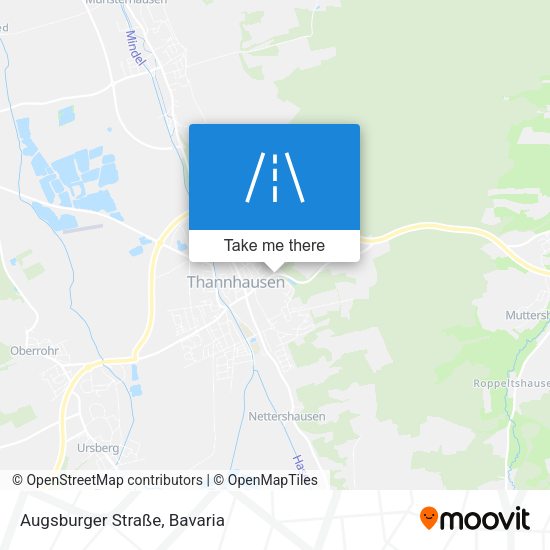 Augsburger Straße map
