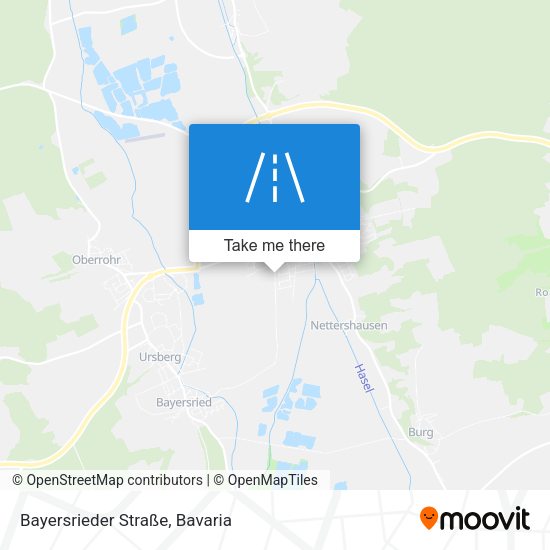 Bayersrieder Straße map