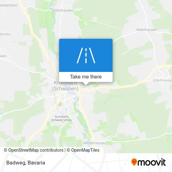 Badweg map