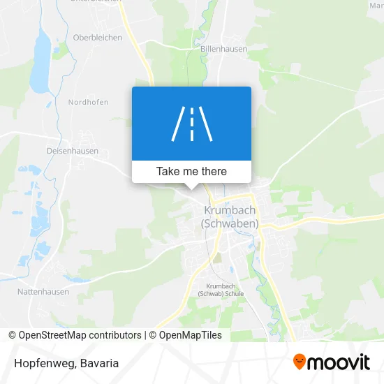 Карта Hopfenweg
