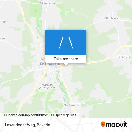 Карта Lexenrieder Weg