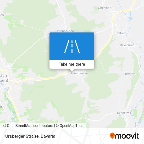 Ursberger Straße map
