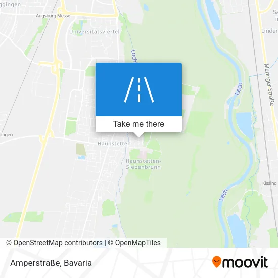 Карта Amperstraße