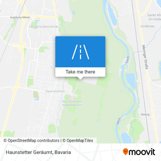 Haunstetter Geräumt map