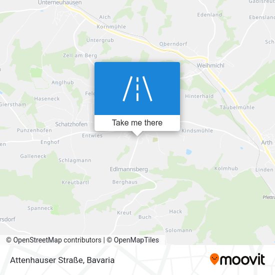 Attenhauser Straße map