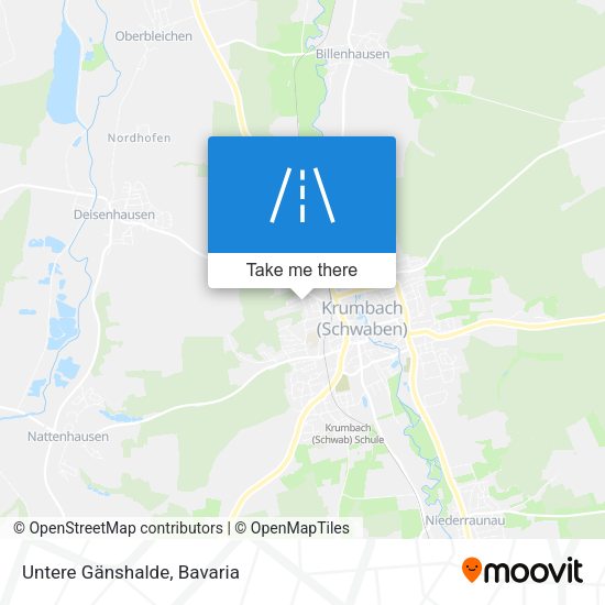 Untere Gänshalde map