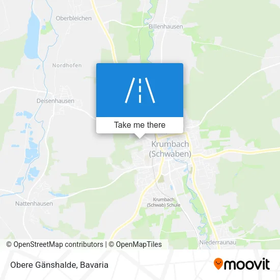 Карта Obere Gänshalde