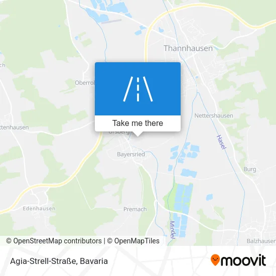 Карта Agia-Strell-Straße