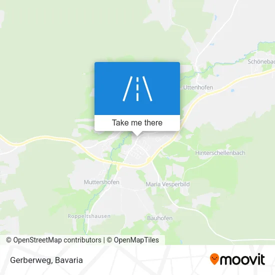 Карта Gerberweg