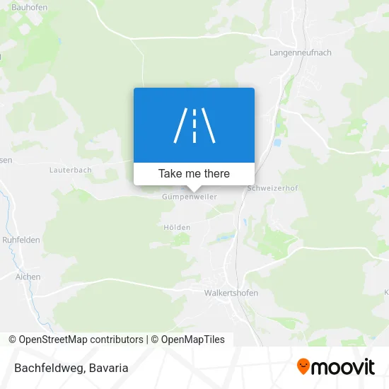 Карта Bachfeldweg
