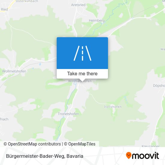 Bürgermeister-Bader-Weg map