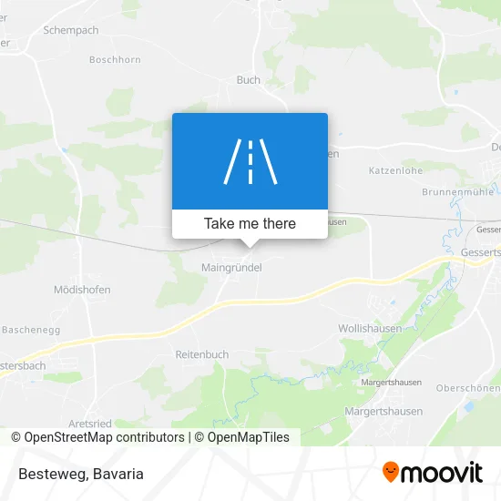Карта Besteweg