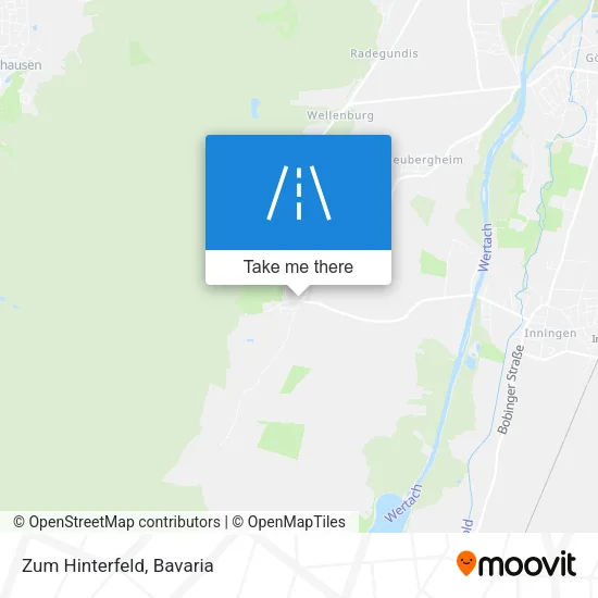 Карта Zum Hinterfeld