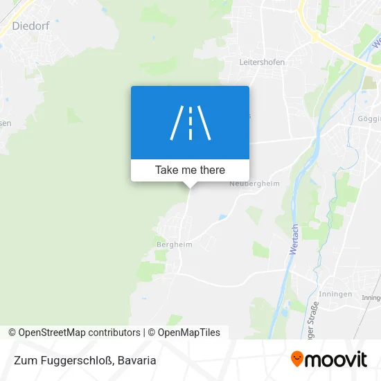 Карта Zum Fuggerschloß