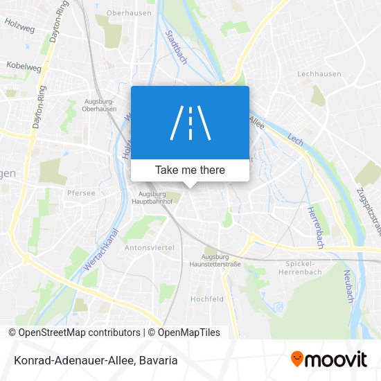 Konrad-Adenauer-Allee map