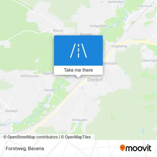 Карта Forstweg