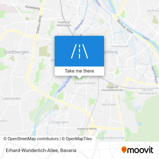 Карта Erhard-Wunderlich-Allee