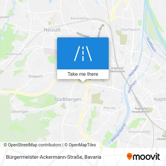 Карта Bürgermeister-Ackermann-Straße
