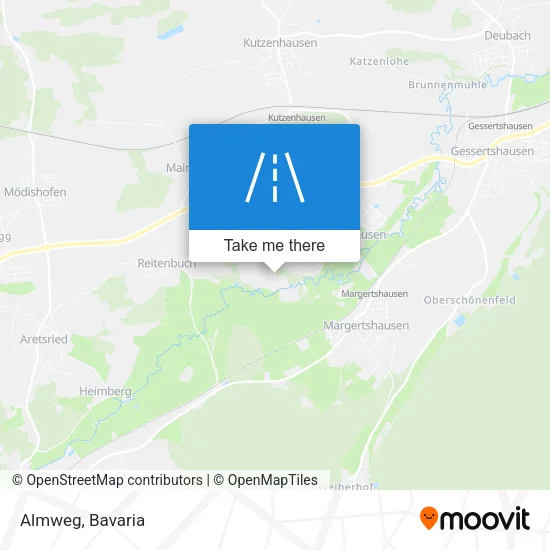 Карта Almweg