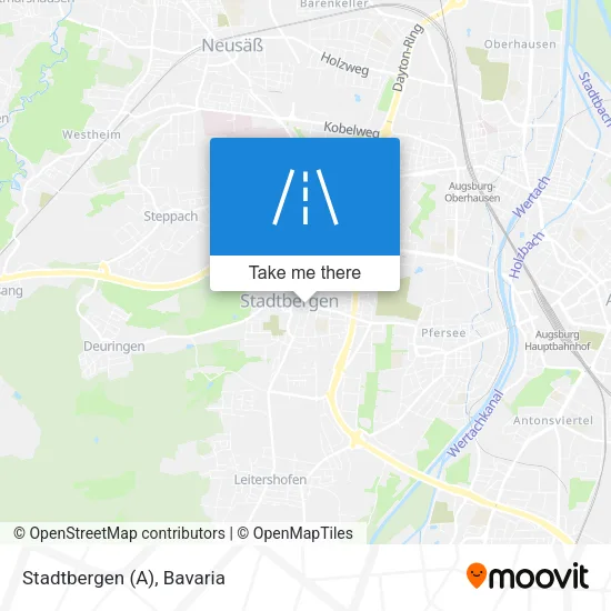Карта Stadtbergen (A)