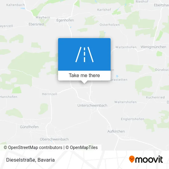 Карта Dieselstraße