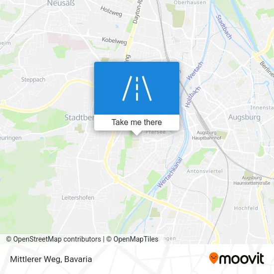 Карта Mittlerer Weg
