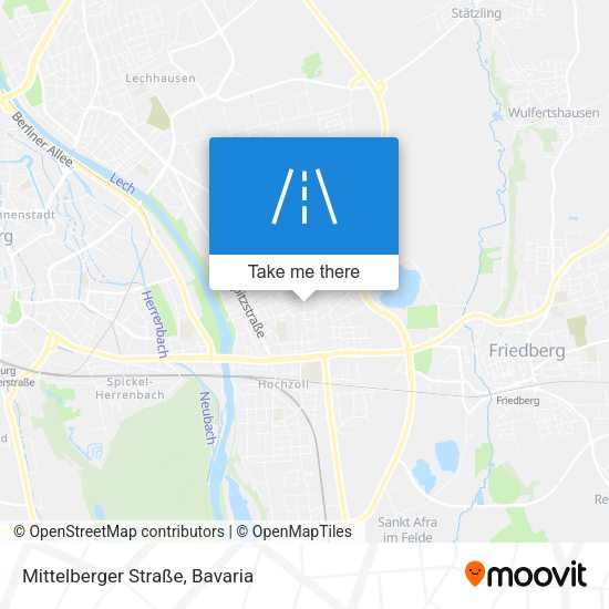 Mittelberger Straße map