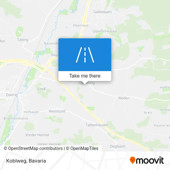 Карта Koblweg