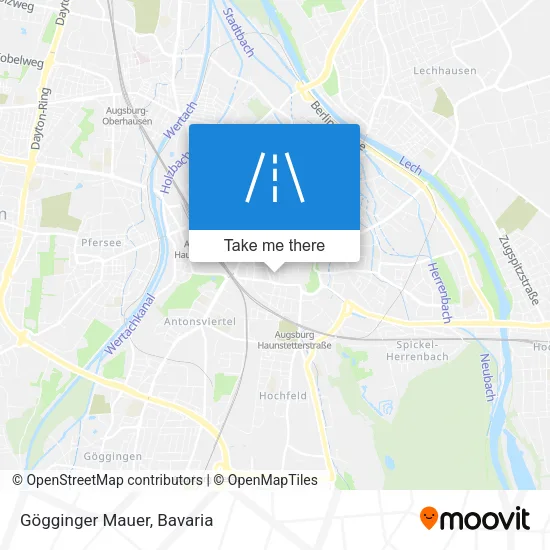 Карта Gögginger Mauer