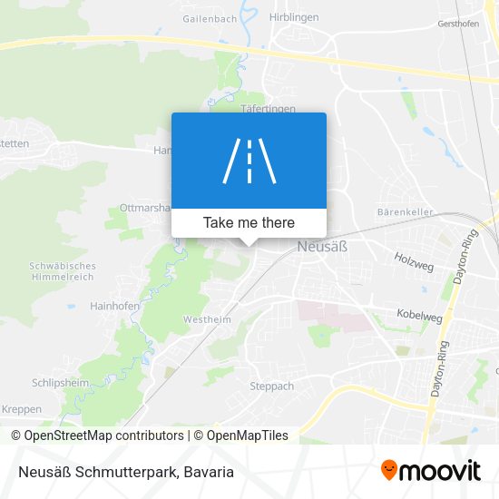 Neusäß Schmutterpark map