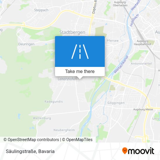 Säulingstraße map