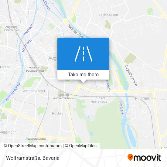 Карта Wolframstraße