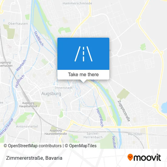 Карта Zimmererstraße