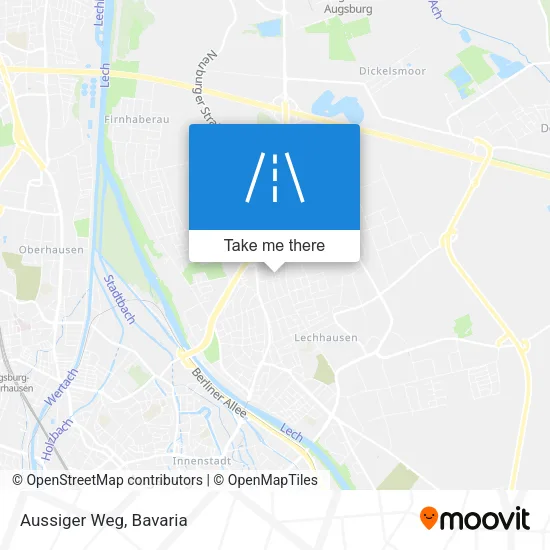 Карта Aussiger Weg