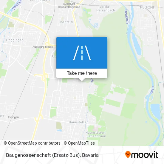Карта Baugenossenschaft (Ersatz-Bus)