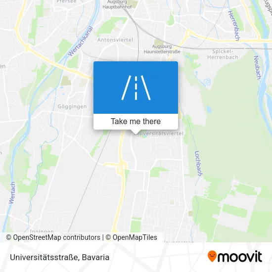 Карта Universitätsstraße