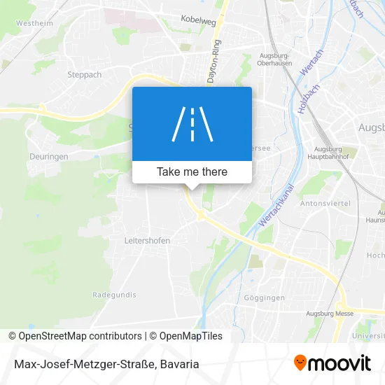 Карта Max-Josef-Metzger-Straße