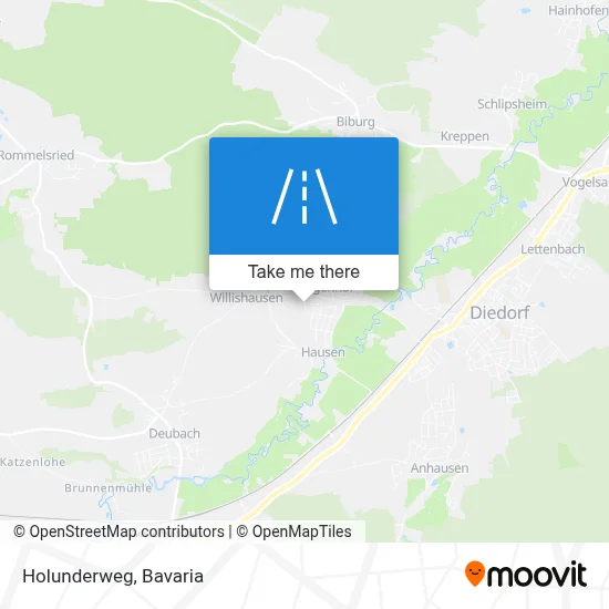 Holunderweg map