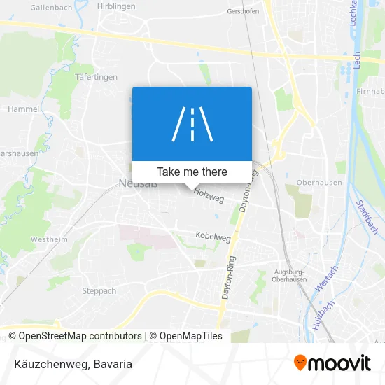 Käuzchenweg map