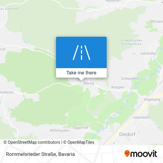 Rommelsrieder Straße map