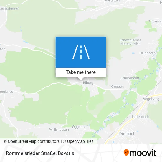Rommelsrieder Straße map