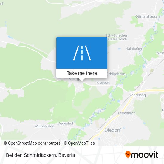 Bei den Schmidäckern map