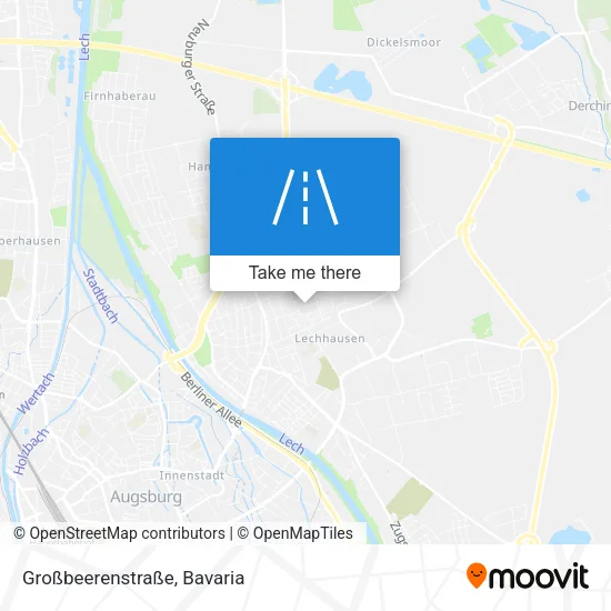 Карта Großbeerenstraße