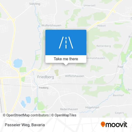 Карта Passeier Weg