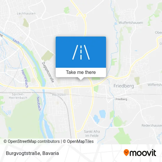 Карта Burgvogtstraße