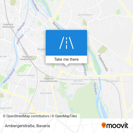 Карта Ambergerstraße